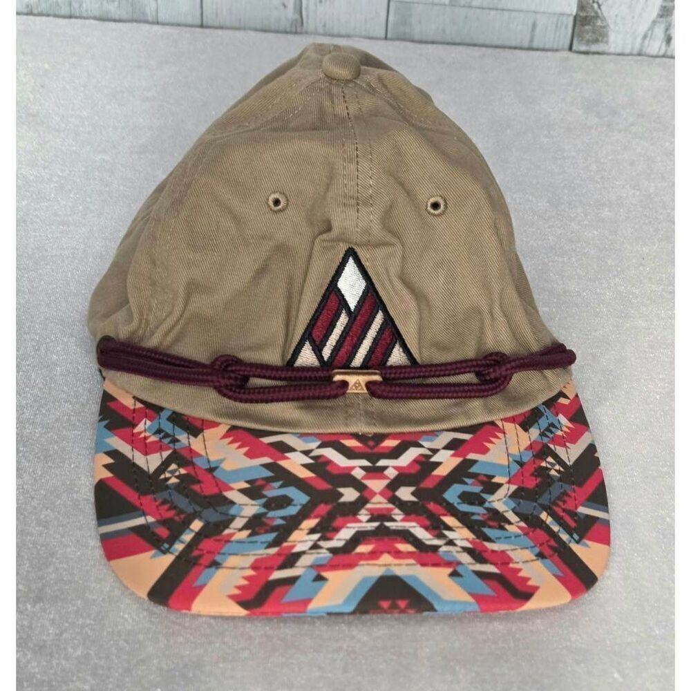 Findlay Force Classic Aztec Brim Baseball Cap Rope Embossed Logo & Applique